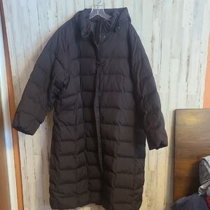 Warm Brown Quilted Coat